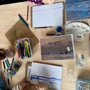 Visite flash de l’exposition Ancrer la brume - Atelier “Paysage de Normandie à l’aquarelle”