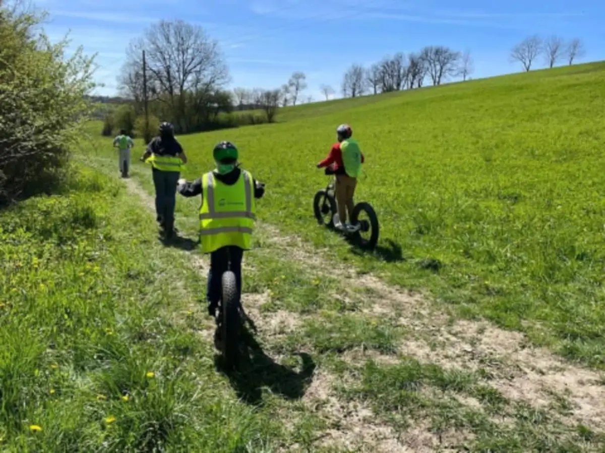 Visite guidée 28 km trottinette électrique à Montgaillard (47)