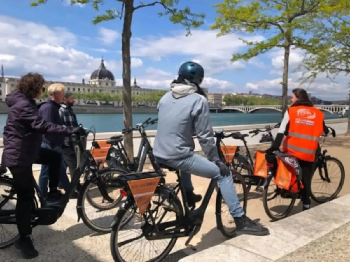 Visite guidée à vélo Les Incontournables à Lyon