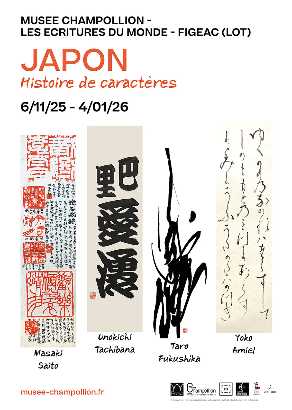 Visite guidée adulte de l'exposition « Japon, histoire de caractères », musée Champollion Figeac
