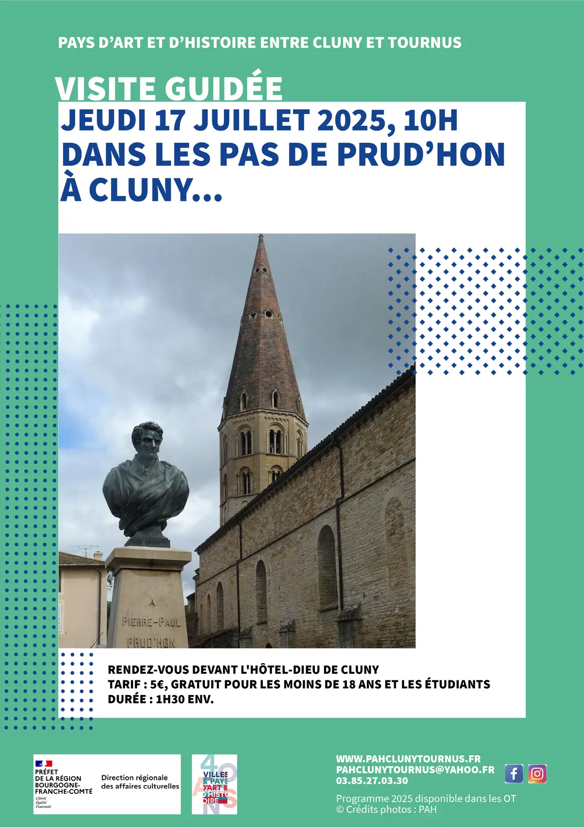 Visite guidée Dans les pas de Prud'hon à Cluny