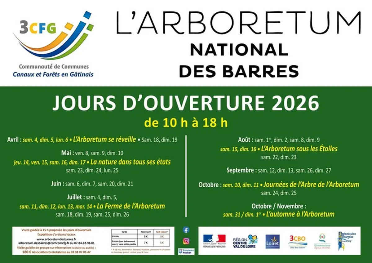 Visite guidée de l'Arboretum des Barres