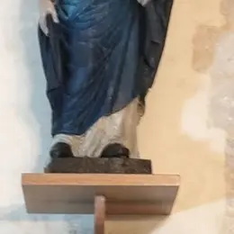 Visite guidée de l'église et échanges avec la restauratrice d'une sculpture de la Vierge
