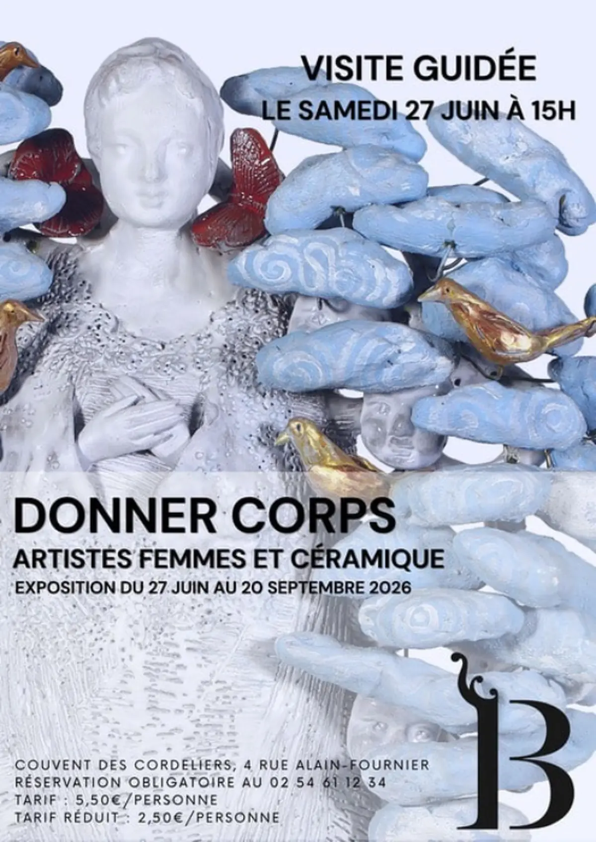 Visite guidée de l’exposition “Donner corps. Artistes femmes et céramique”