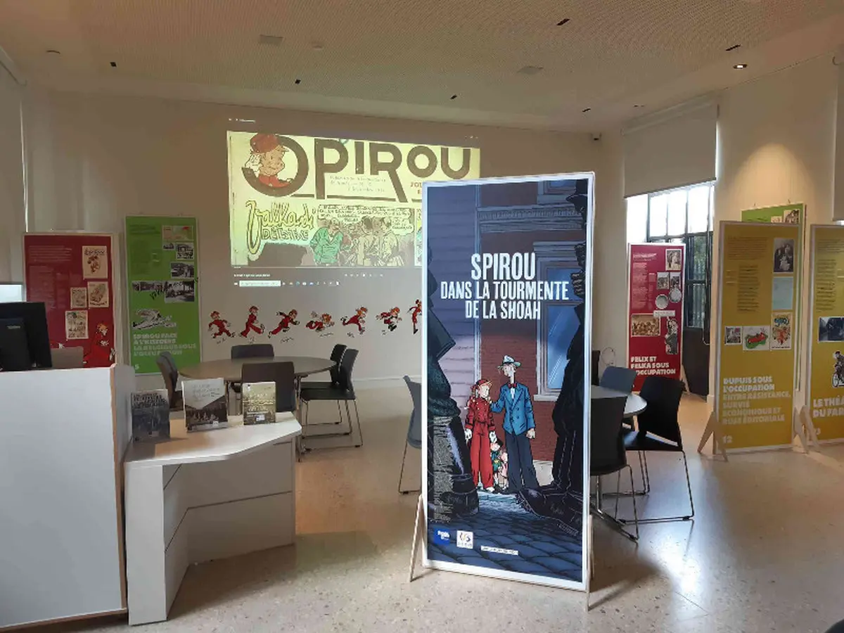 Visite guidée de l'exposition Spirou dans la tourmente de la Shoah