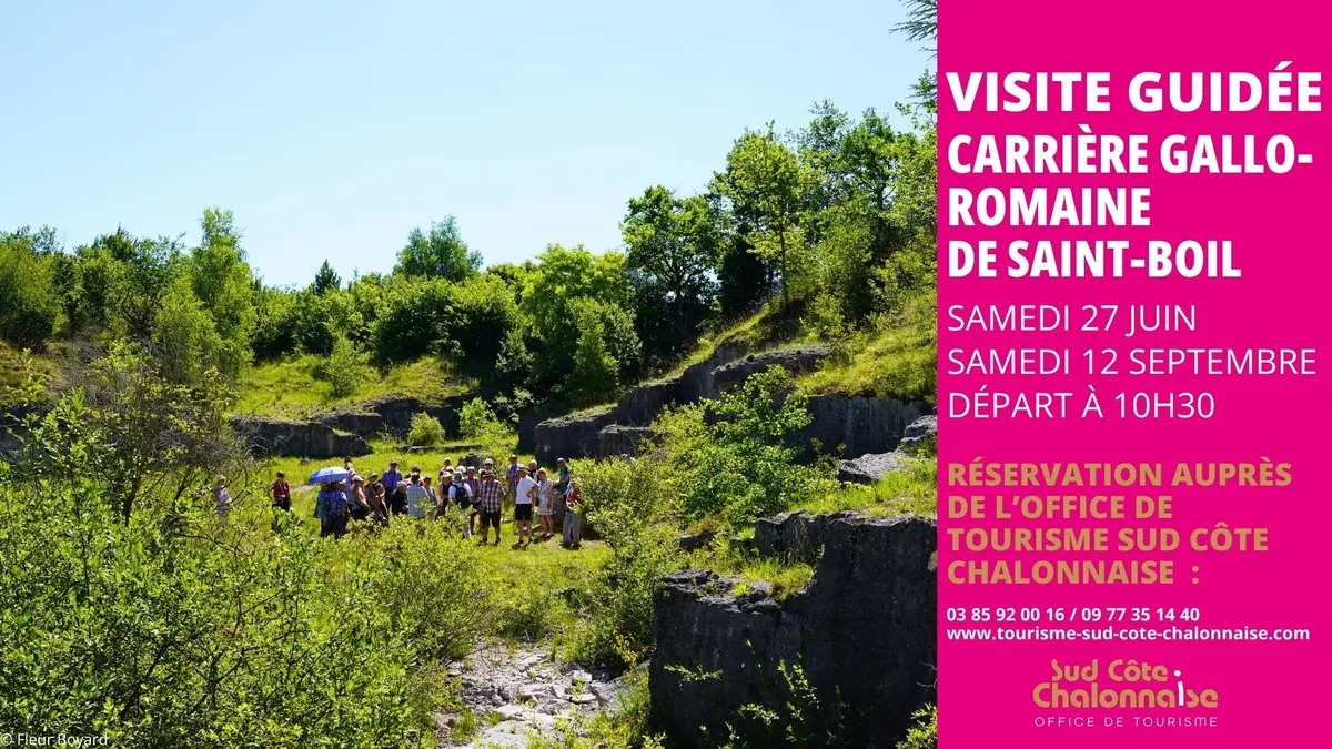 Visite guidée de la carrière de Saint-Boil