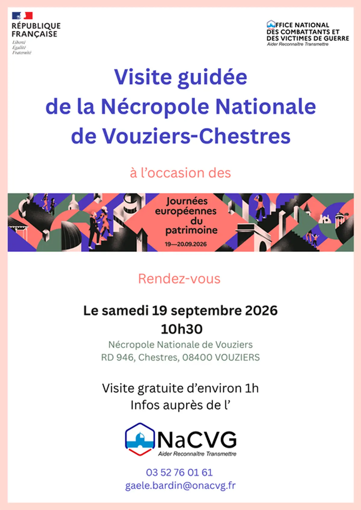Visite guidée de la Nécropole de Chestres