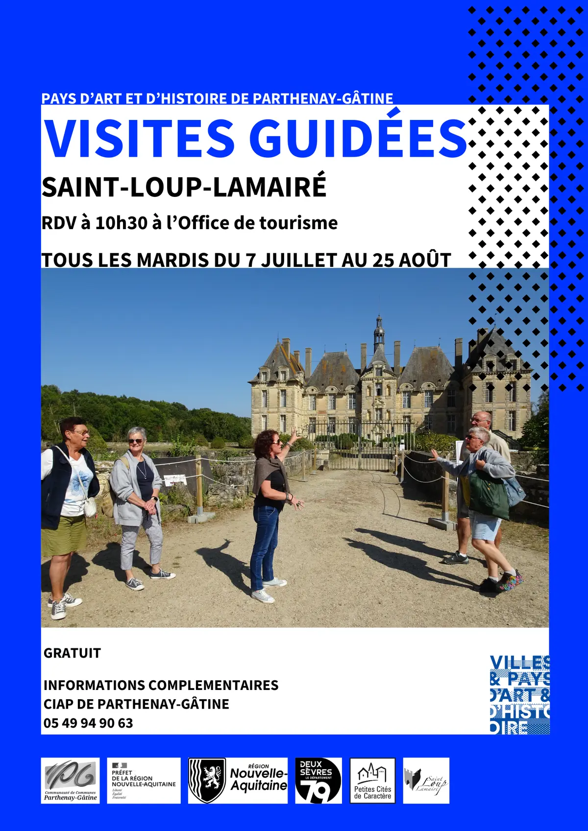 Visite guidée de Saint-Loup-sur-Thouet