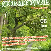 Visite guidée des arbres remarquables