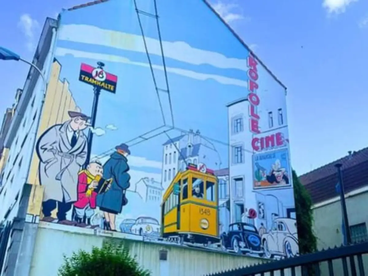 Visite guidée des peintures murales de la BD à Bruxelles