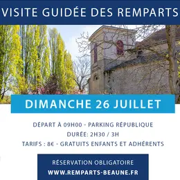 Visite guidée des remparts de Beaune