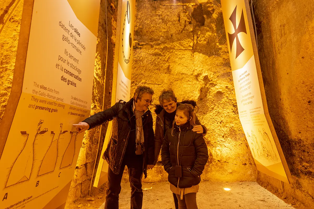 Visite guidée des souterrains de Laon