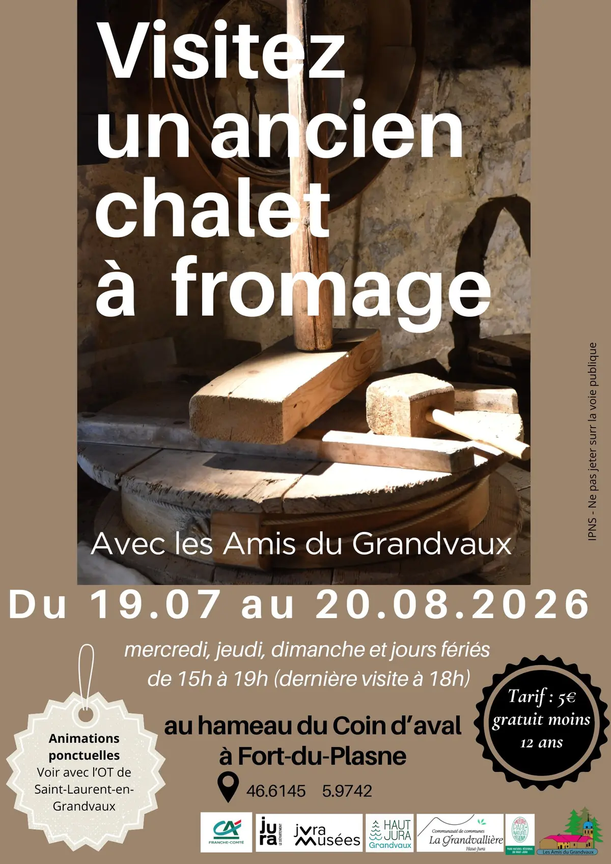 Visite guidée du Chalet du coin d'Aval