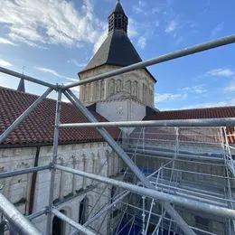 Visite guidée du chantier de l'église Notre-Dame dans le cadre des Journées européennes du patrimoine