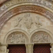 Visite guidée du portail de l\'Eglise Sainte-Foy