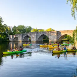 Visite guidée en canoë, Limoges au fil de l'eau