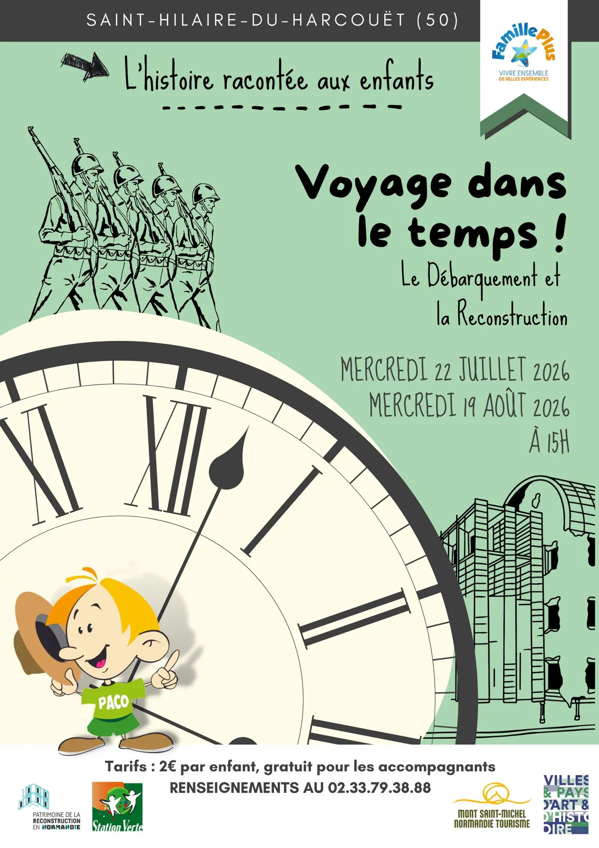 Visite guidée enfants : Remonte le temps à Saint-Hilaire-du-Harcouët