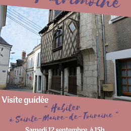 Visite guidée Habiter à Sainte-Maure-de-Touraine