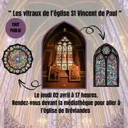 Visite guidée Les vitraux de l'Eglise Saint Vincent de Paul