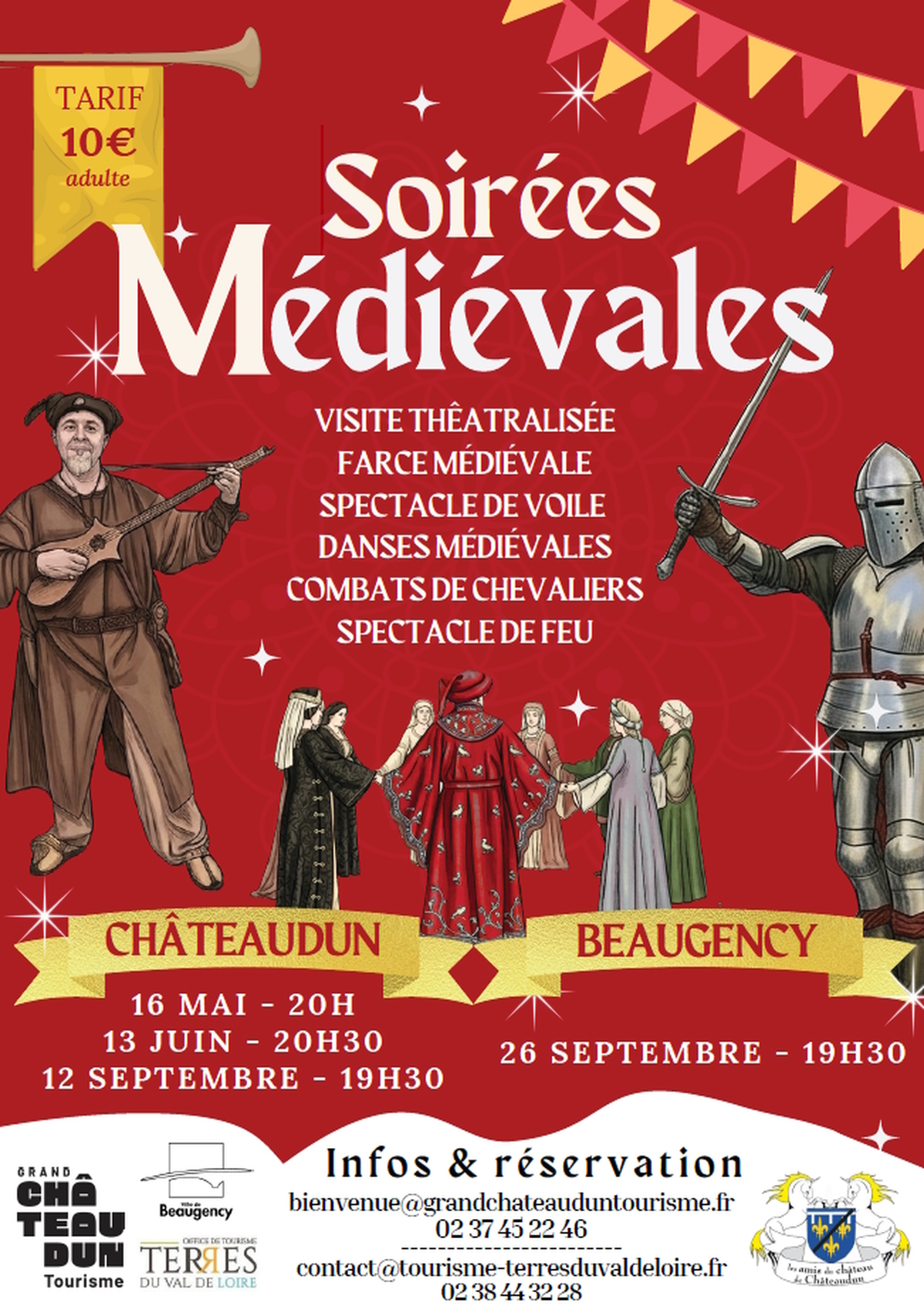 Visite guidée médiévale à Beaugency
