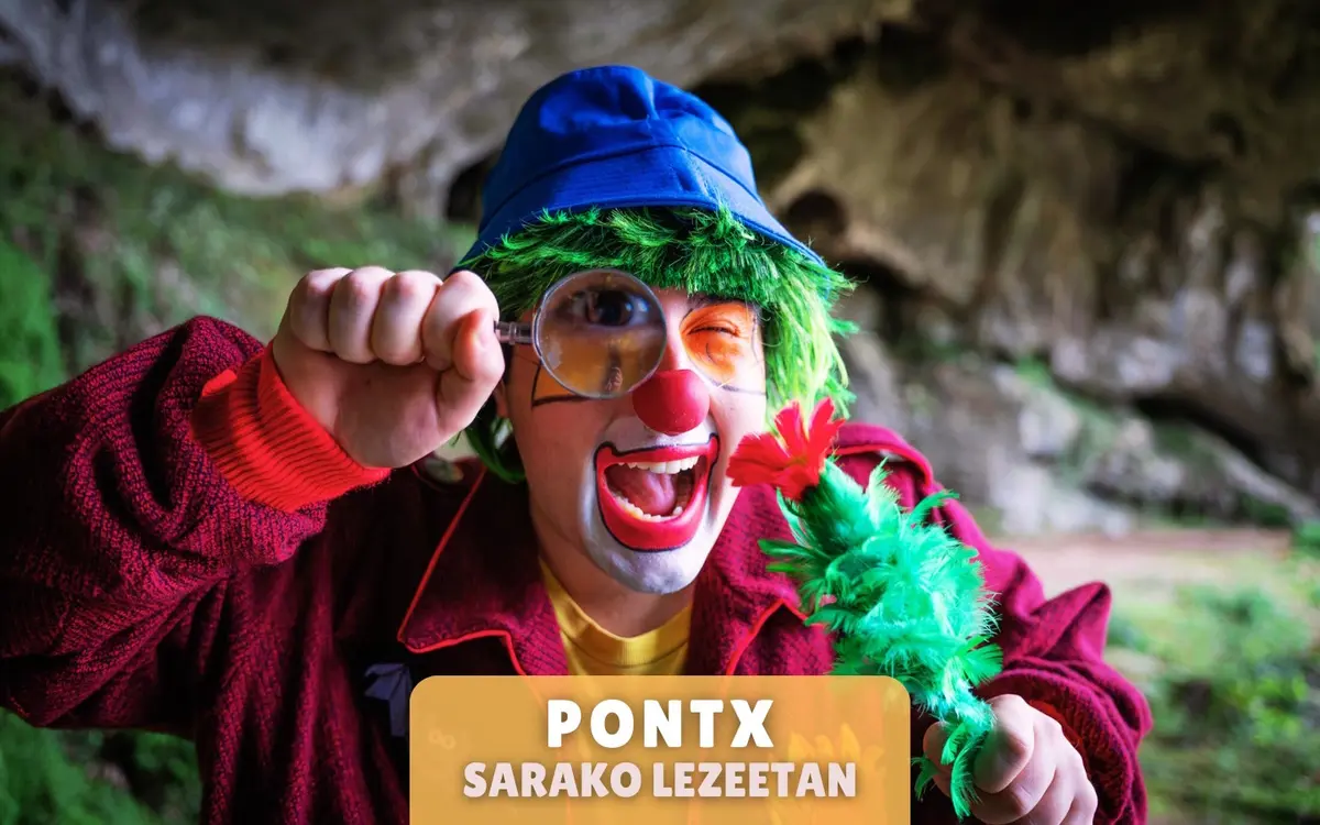 Visite guidée spéciale avec Pontx le clown – Grottes de Sare