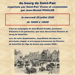 Visite historique du Bourg de Saint-Pair-sur-Mer
