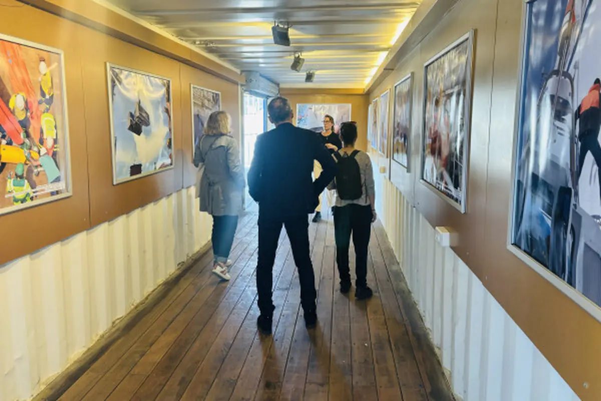 Visite inédite du Port Center