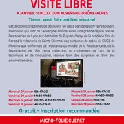Visite libre collection Auvergne Rhône-Alpes