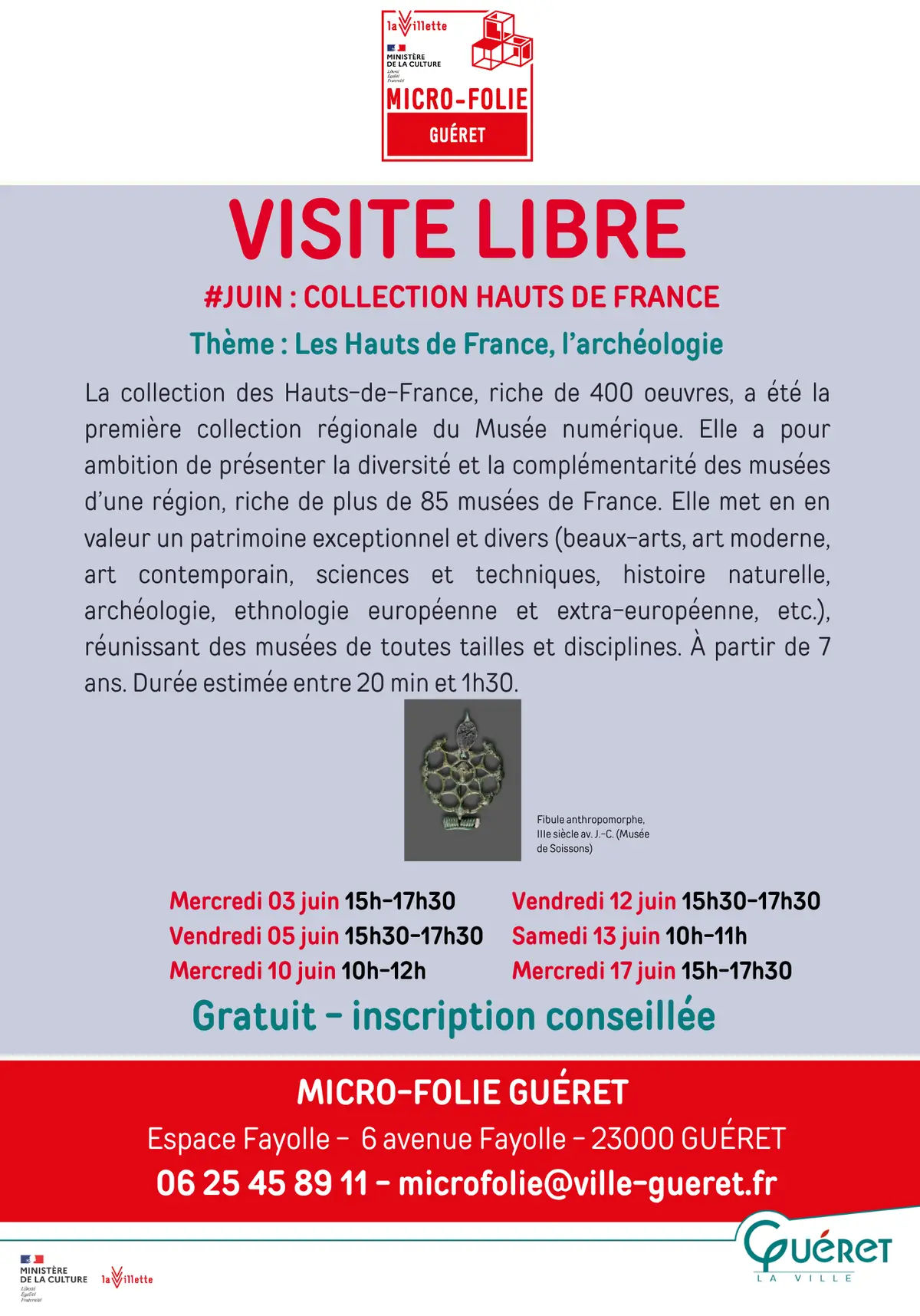 Visite libre collection Hauts-de-France