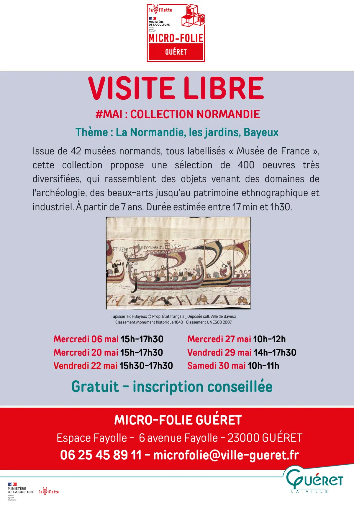 Visite libre collection Normandie