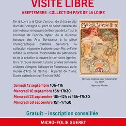 Visite libre collection Pays de la Loire