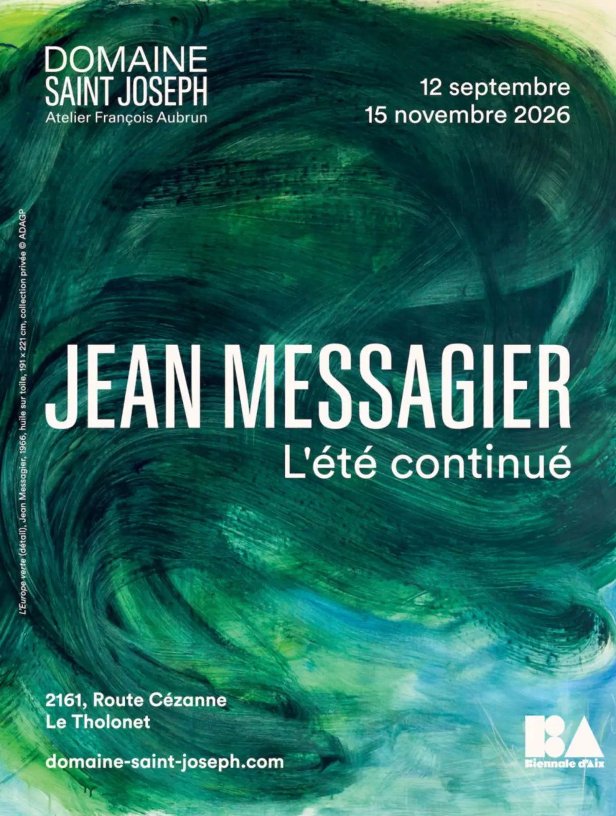 Visite libre de l'exposition Jean Messagier, l'été continué