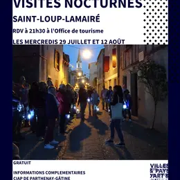 Visite nocturne à la lanterne de Saint-Loup-sur-Thouet