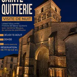 Visite nocturne de l'église Sainte-Quitterie