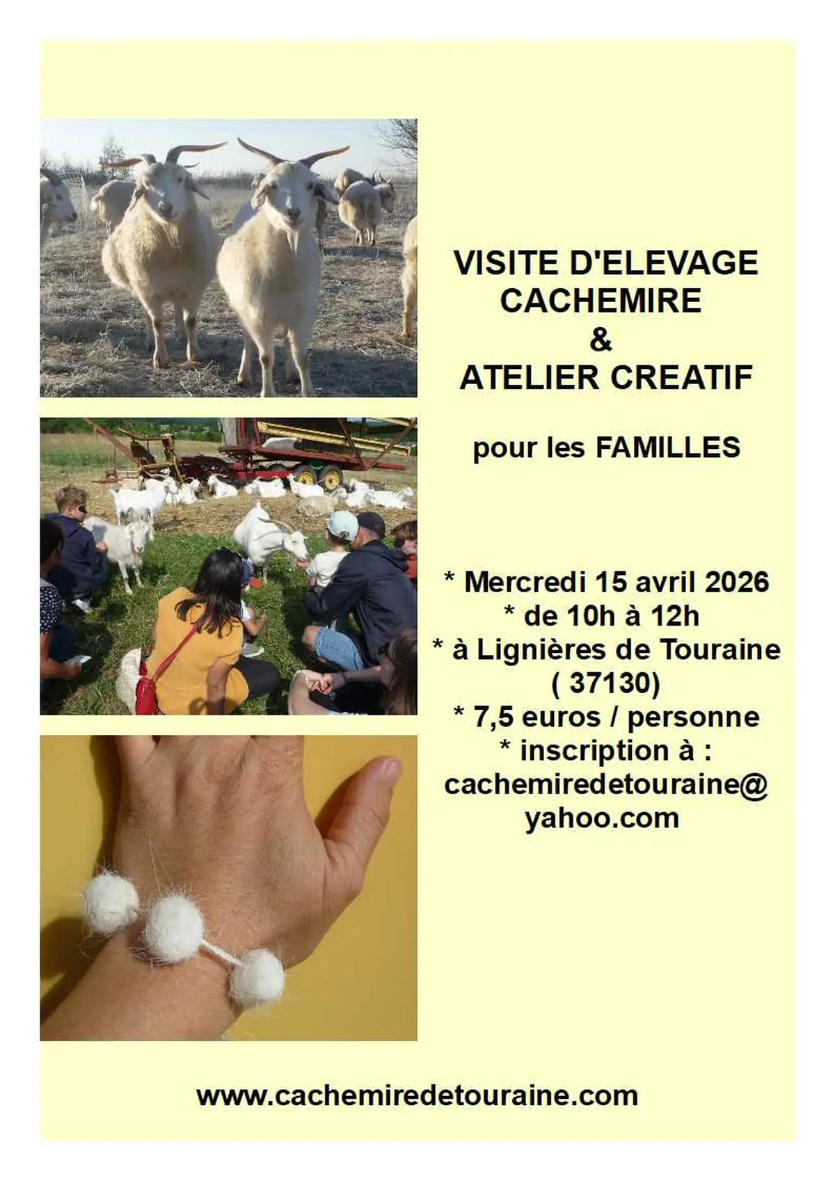 Visite pédagogique Cachemire