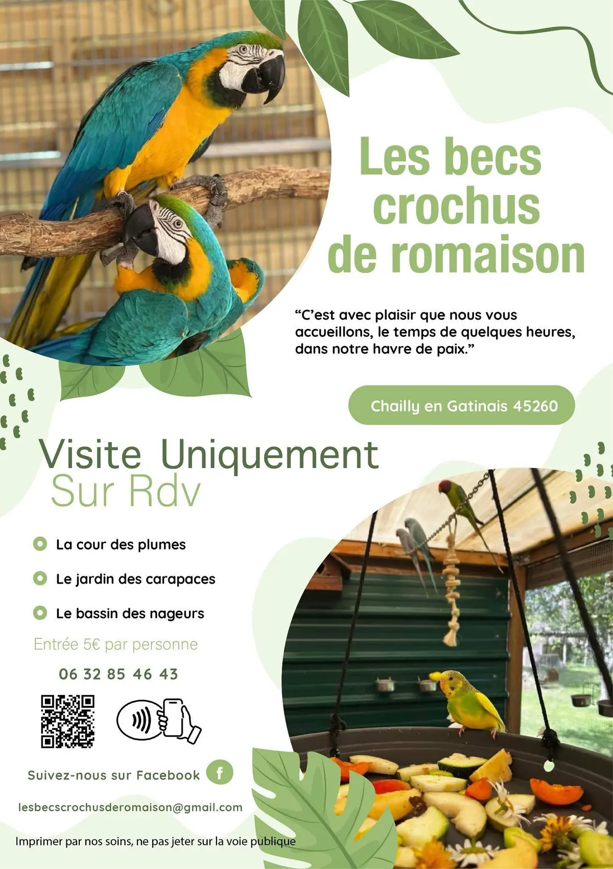 Visite pédagogique des Becs Crochus