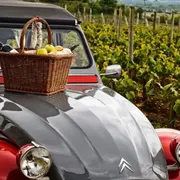 Visite privée du vignoble de Saint-Emilion en 2CV