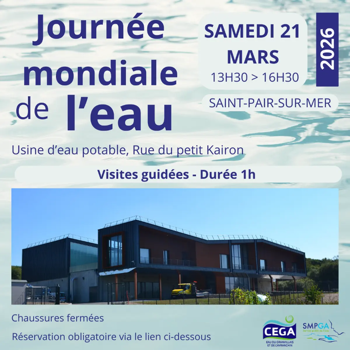 Visite usine de l'Eau potable de St pair sur Mer / Journée mondiale de l'Eau
