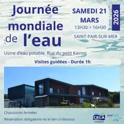 Visite usine de l'Eau potable de St pair sur Mer / Journée mondiale de l'Eau