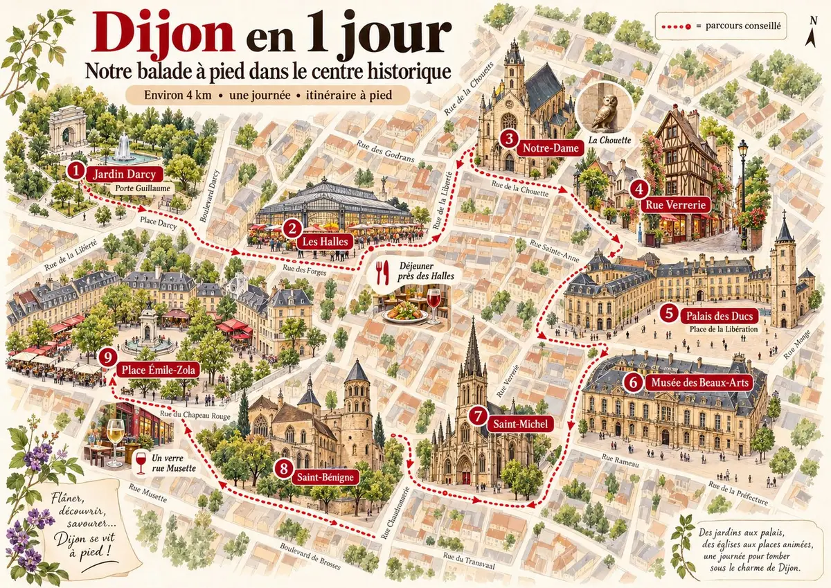 Visiter Dijon en 1 jour : notre balade à pied, les incontournables et les bonnes adresses