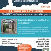 Visites commentées - Clamecy, de Saint-Martin au parc d'Argence