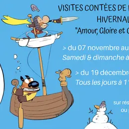 Visites contées de l'exposition hivernale Amour, Gloire et Conquête au Château Guillaume-Le-Conquérant