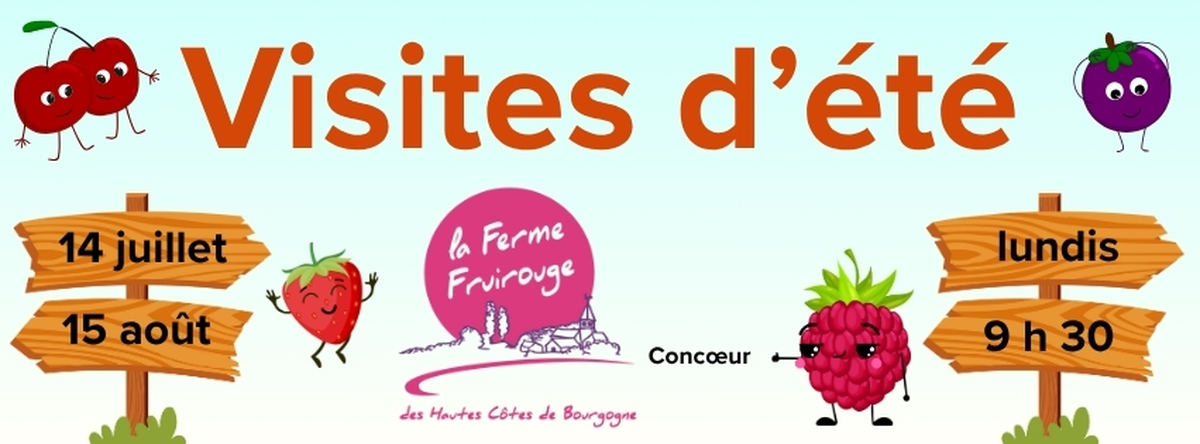 Visites d'été à la ferme Fruirouge©
