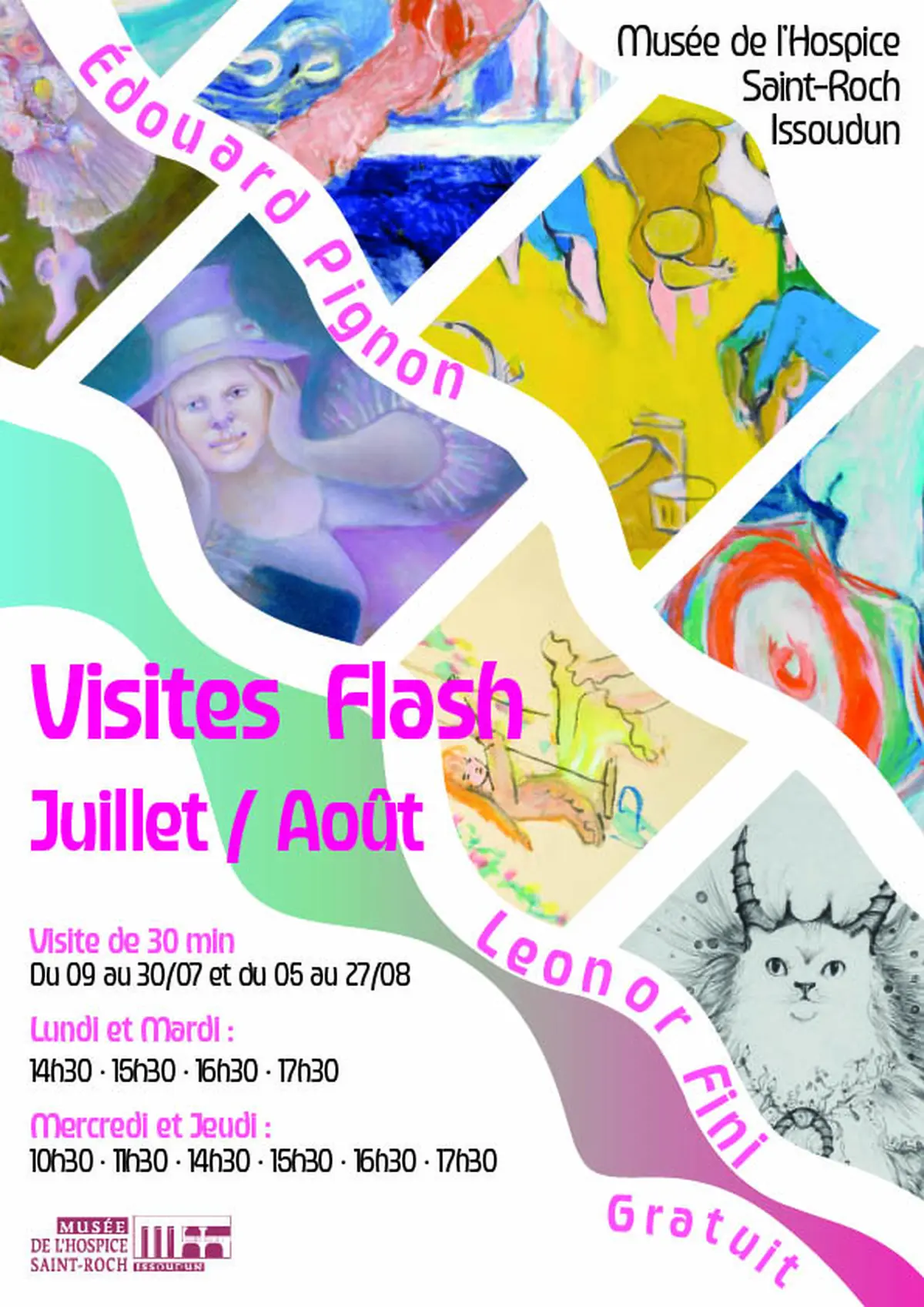 Visites flash des expositions d'été
