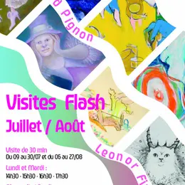 Visites flash des expositions d'été