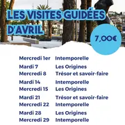 Visites Guidées D'Avril