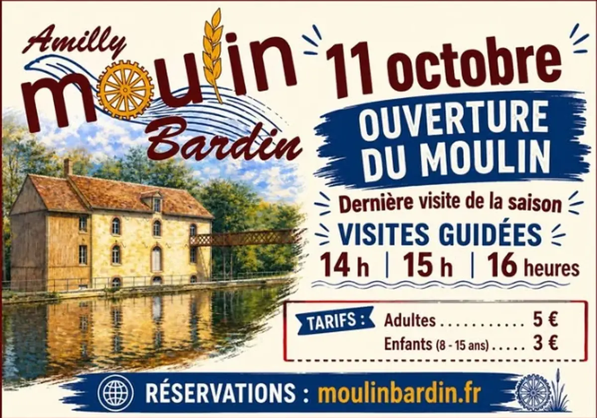 Visites guidées du Moulin Bardin