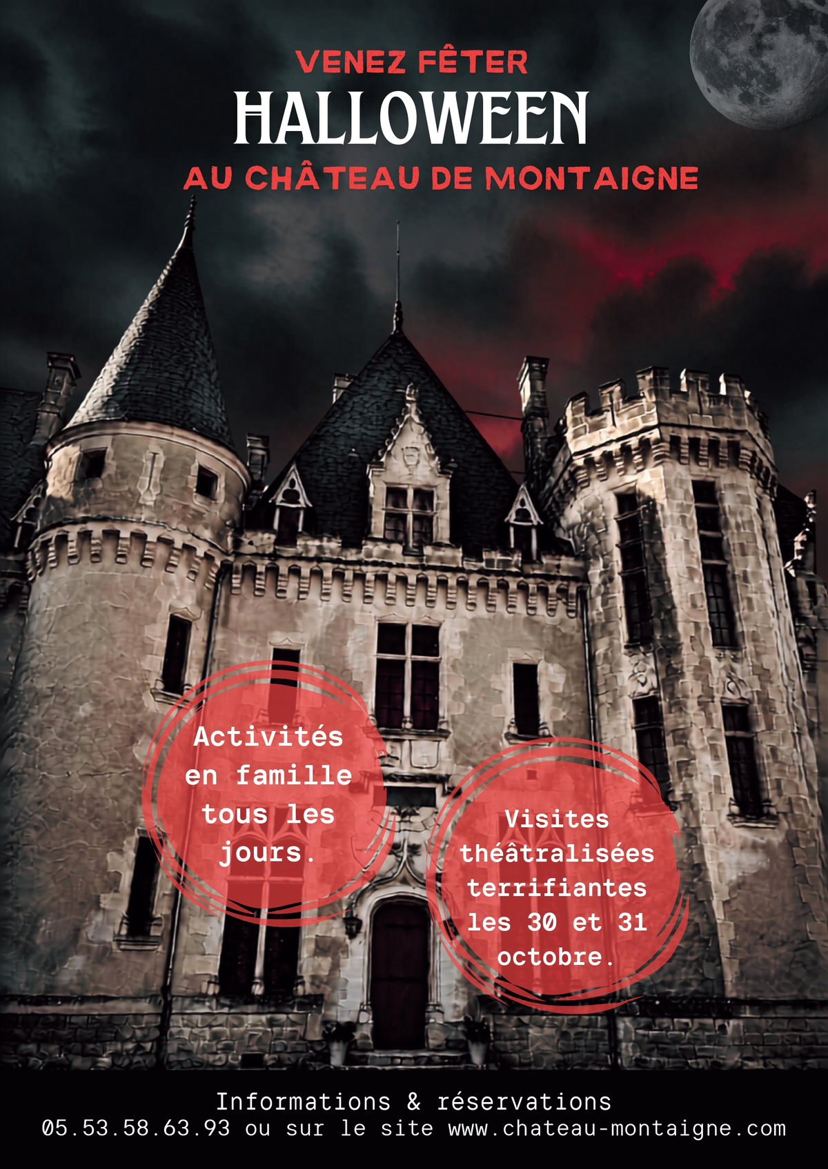 Visites terrifiantes au Château de Montaigne