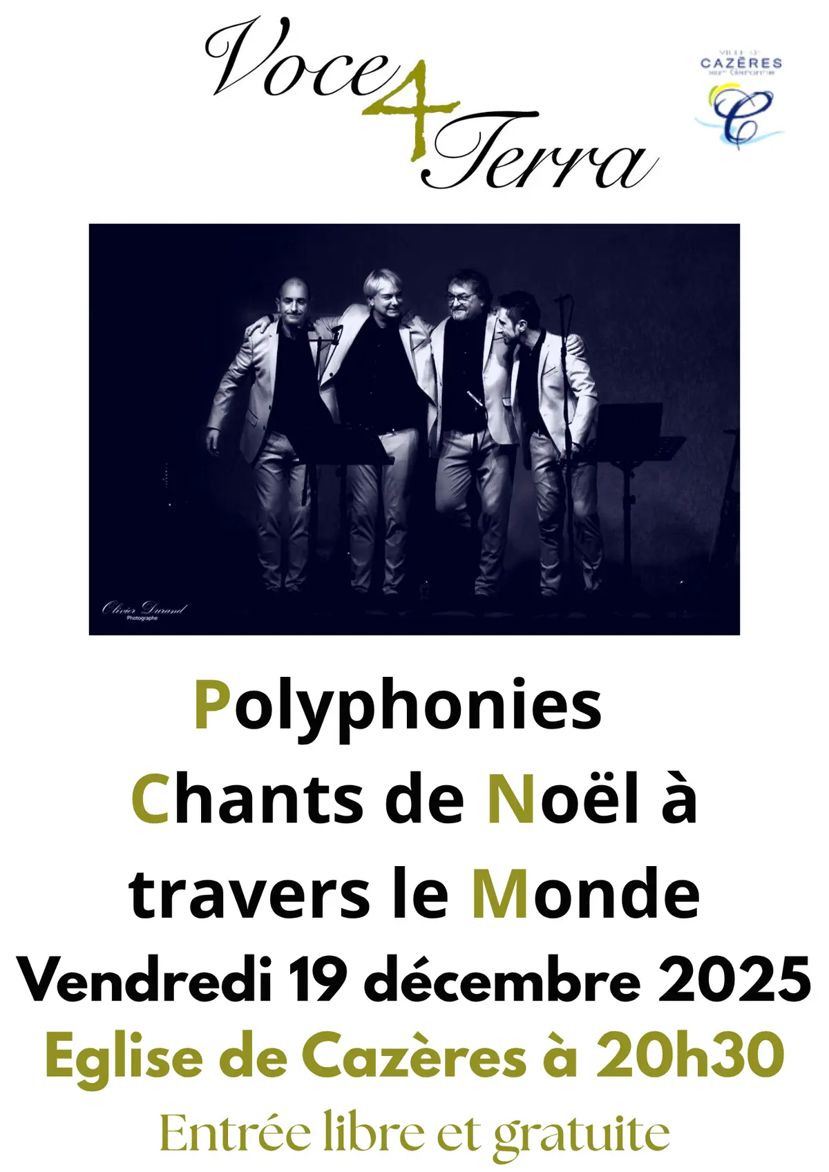 Voce 4 Terra - Polyphonies Chants De Noël à Travers Le Monde