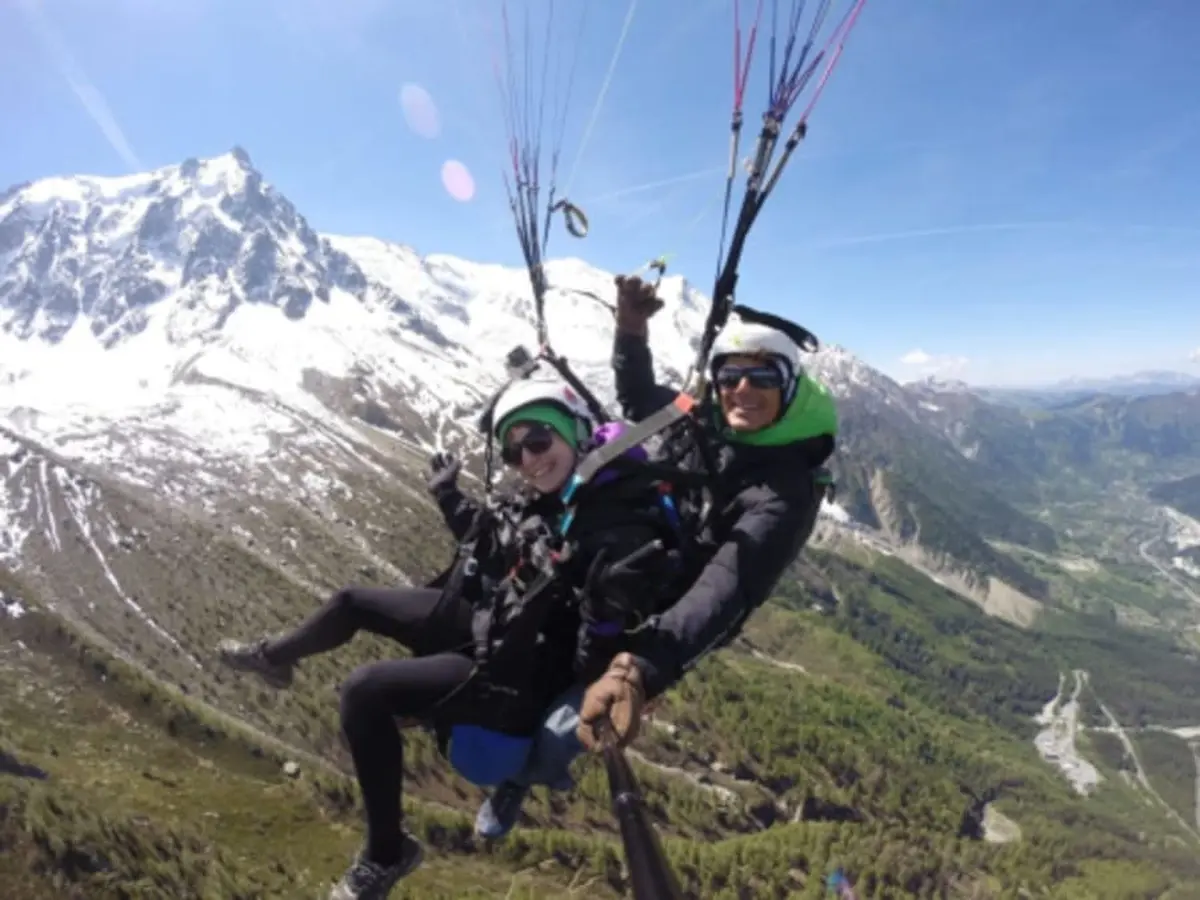 Vol découverte en Parapente à Chamonix (74)